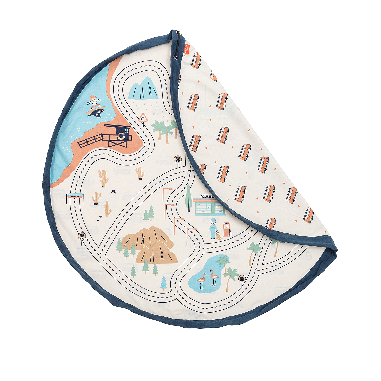 PLAY&GO - L.A. roadmap toy storage bag